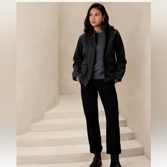 Banana Republic BRUSHEDSHORT JACKET